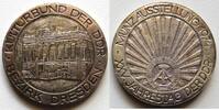 DDR Medaille Münzausstellung Bezirk Dresden, XXV. Jahrestag der DDR -