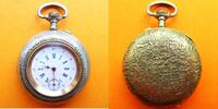 Schweiz, HERREN TASCHENUHR, besondere HERREN TASCHENUHR, Zylinderhemmung, gute Funktion, ca. 1900, -