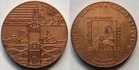 DDR Kupfermedaille 750 Jahre Rostock, 2. internationale Münzausstellung -