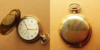 Deutschland, HERREN TASCHENUHR, gute HERREN TASCHENUHR StOWA, vergoldet, Sprungdeckel, gute Funktion-ca. 1930, -