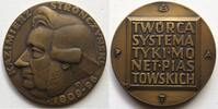 Polen Bronzegussmedaille Numismatiker Kazimierz Stronczynski (1809-1896) -