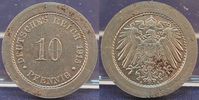 Deutschland / Kaiserreich 10 Pfennig Kaiserreich sehr seltene Probe zu J.298 10 Pfennig 1915 A ss