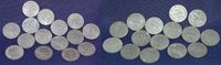 Deutschland / Drittes Reich 15 x 1 Pfennig Drittes Reich 15 x 1 Pfennig, f.prfr. und prägefrisch