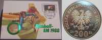 Polen 200 Zloty als Ersttagsbrief Polen 200 Zloty 1988 Polierte Platte als Ersttagsbrief Probe - PROBA