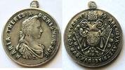 Österreich tragbare Silbermedaille auf Maria Theresia, spätere Prägung! -
