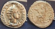 Antike / Römische Kaiserzeit Denar, Silber Julia Mamaea Denar Felicitas n.l. sitzend, FELICITAS PVBLICA, f.vz
