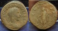 Antike / Römische Kaiserzeit / Gordianus III Sesterz Gordianus III, 238-244, Aequitas n.l. Stehend mit Waage, s-ss