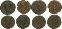 Antike / Römische Kaiserzeit Lot Dupondius, 3 Asse Lot Dupondius, 3 Asse, Hadrian, Nerva, Claudius, Marc Aurel