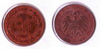 Kolonien Deutsch-Ostafrika 1 Pesa Deutsch-Ostafrika 1 Pesa 1890 schöne Tönung, prägefrisch. Kleiner Rf.