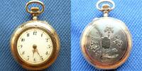 Schweiz, DAMEN TASCHENUHR, DAMEN TASCHENUHR, Lesquereux & Cie., Schweiz, Gold 8K, gute Funktion, ca.1915, -