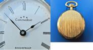 Deutschland, Damen Taschenuhr (auch Anhänge-), kleine ovale neuere Damen TASCHENUHR, vergoldet,Made in Germany,gute Funktion, -