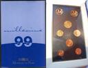 Frankreich Offizielle Kursmünzensätze, 1 Cent bis 2 Offizielle Kursmünzensätze 1 Cent- 2 € 1999,2000,2001 Polierte Platte, original
