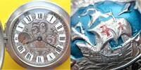 Russland HERREN TASCHENUHR, ca.1980, HERREN TASCHENUHR Discovery Day mit gutem russischem Uhrwerk, ca. 1980, altersentsprechende Gebrauchsspuren,...