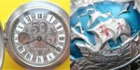 Russland HERREN TASCHENUHR, HERREN TASCHENUHR Discovery Day mit gutem russischem Uhrwerk, ca. 1980, -