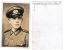3. Reich / Nationalsozialismus Soldatenfoto 3.Reich 3. Reich Nationalsozialismus Soldaten Portrait Foto Uniform + Abzeichen -