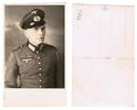 3. Reich / Nationalsozialismus Soldatenfoto 3.Reich 3. Reich Nationalsozialismus Soldaten Portrait Foto Uniform + Abzeichen -