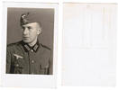 3. Reich / Nationalsozialismus Soldatenfoto 3.Reich 3. Reich Nationalsozialismus Soldaten Portrait Foto Uniform + Abzeichen -