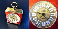 Deutschland, Tischuhr, Wecker interessanter EUROPA TISCH WECKER, sieben Jewels, Vintage, gute Funktion, -