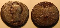 Antike / Römische Kaiserzeit / Claudius As Claudius As mit Rückseitendarstellung Libertas Augusta SC
