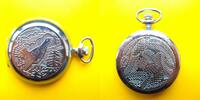Russland, Herren Taschenuhr, russ. TASCHENUHR Molnija, Sprungdeckel, Ankerhemmung, gute Funktion, ca.1980, -