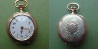 Schweiz, DAMEN Taschen UHR, hübsche DAMEN TASCHENUHR, Gold - 0,333, Zylinderhemmung, gute Funktion,ca. 1915, -