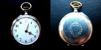 Schweiz, DAMEN TASCHENUHR, DAMEN TASCHENUHR, Silber 0,800, Zylinderhemmung, gute Funktion, ca. 1915, -