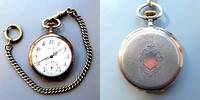 Schweiz, HERREN TASCHENUHR, Sensation HERREN TASCHENUHR, Silber-0,800, Ankerhemmung, gute Funktion-ca. 1915, -