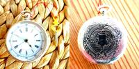 Schweiz, DAMEN TASCHENUHR, DAMEN TASCHENUHR, Silber-0,935, Schlüssel-Zentralsekunde-gute Funktion-ca. 1900, -
