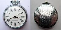 Schweiz, UNISEX TASCHENUHR, hübsche UNISEX TASCHENUHR, 4 cm Dm, Ankerhemmung, Zentralsekunde, gute Funktion, -