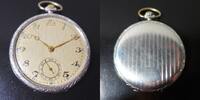 Deutschland, HERREN TASCHENUHR, solide deutsche HERREN TASCHENUHR, Silber, Ankerhemmung, gute Funktion, ca-1925, -