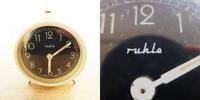 Deutschland, Tischuhr, Wecker klassischer kleiner WECKER: ruhla, gute Funktion, Erinnerung an die DDR-Zeit, -