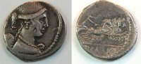 Antike / Römische Republik Denar Römische Republik Denar T. Carisius