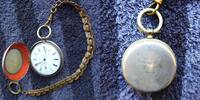 Schweiz, HERREN Taschenuhr, HERREN TASCHENUHR, Zylinderhemmung, Schlüsselaufzug-gute Funktion-wohl vor 1900, -