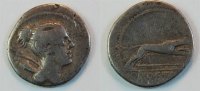 Antike / Römische Republik Denar Römische Republik Denar C. Postumius