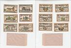 Deutschland / Gatersleben LOT 6 Scheine zwischen 25 und 75 Pfennig -
