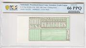 Netherlands 100 Cents Drittes Reich - Konzentrationslager Westerbork 100 Cent Gutschein Fehldruck -