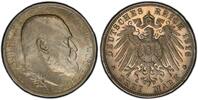 Wurttemberg 3 Mk 1916-F 3 Mk 25th Year J-178 -