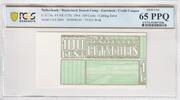 Netherlands 100 Cents Drittes Reich - Konzentrationslager Westerbork 100 Cent Gutschein Fehldruck -