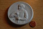 Deutschland Große Porzellanmedaille Große Porzellan Medaille Paracelsus - 100 Jahre Deutsche Volksheilbewegung -