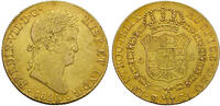 SPAIN. 4 ESCUDOS. 1820. FERNANDO VII. MADRID MINT. NICE & ATTRACTIVE COIN.