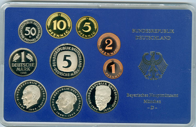 bundesrepublik-deutschland-12-68-dm-1987-g-kursm-nzensatz-polierte