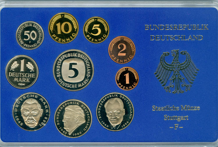 bundesrepublik-deutschland-12-68-dm-1990-d-kursm-nzensatz-polierte