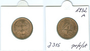 Nach Stabilisierung der Mark 1923-1933 (1936) 4 Reichspfennig