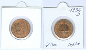 Nach Stabilisierung der Mark 1923-1933 (1936) 4 Reichspfennig