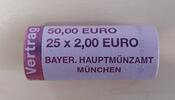 Bundesrepublik Deutschland 25 x 2 Euro Originalrolle Römische Verträge -