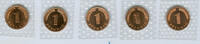 Bundesrepublik Deutschland 1 Pfennig ADFGJ -
