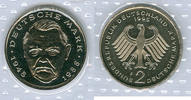 Bundesrepublik Deutschland 2 DM Ludwig Erhard -