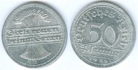 Ersatz- und Inflationsmünzen 1919-1923 50 Pfennig