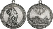 FRANCE Médaille argent - France - Sacre de Louis XIV - Refrappe - TTB -
