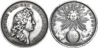FRANCE FRANCE - Médaille argent - Louis XIV - Légèrement nettoyée - SUP -